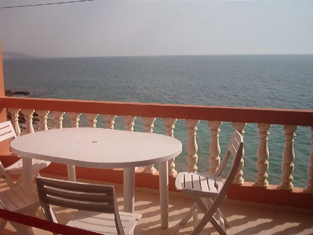 Taghazout Terrasse mit Meeresblick